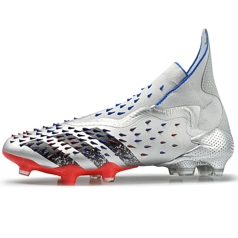 Wholesale High Ankle Athletic Outdoor Indoor High Gripping Power Cr7 Turf Boys Soccer Shoes Boots Soccer Cleats For Men
