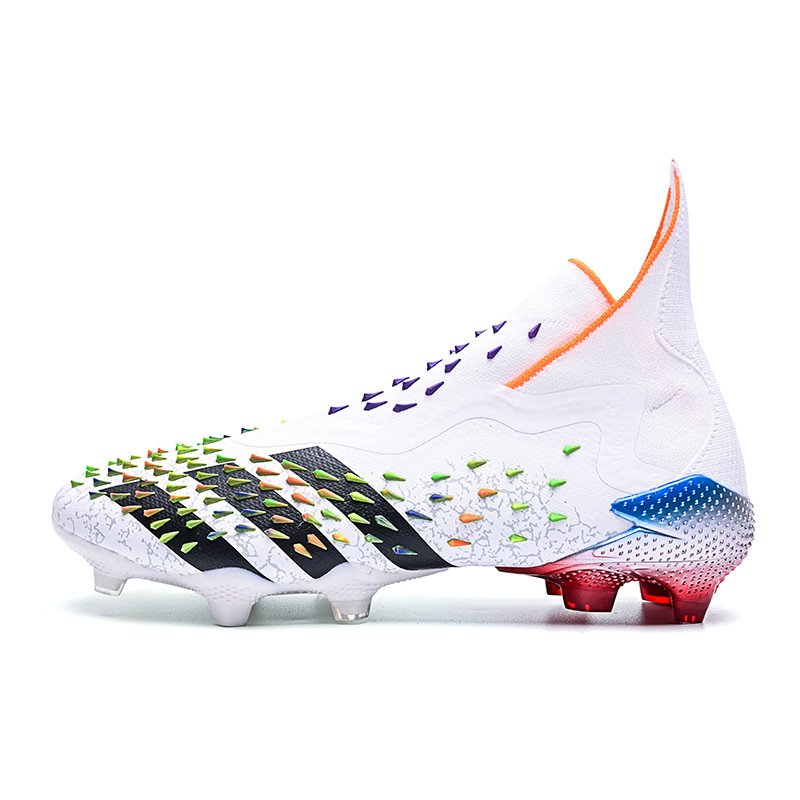 Wholesale High Ankle Athletic Outdoor Indoor High Gripping Power Cr7 Turf Boys Soccer Shoes Boots Soccer Cleats For Men
