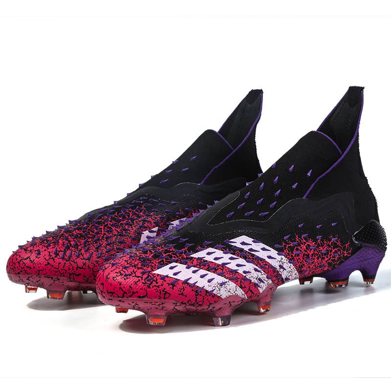 Wholesale High Ankle Athletic Outdoor Indoor High Gripping Power Cr7 Turf Boys Soccer Shoes Boots Soccer Cleats For Men