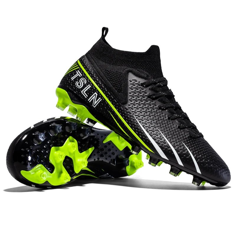 Men Football Boot Turf Training Futsal Hall Soccer Shoes Outdoor Non-slip Children Football Boots for Kids Sneakers