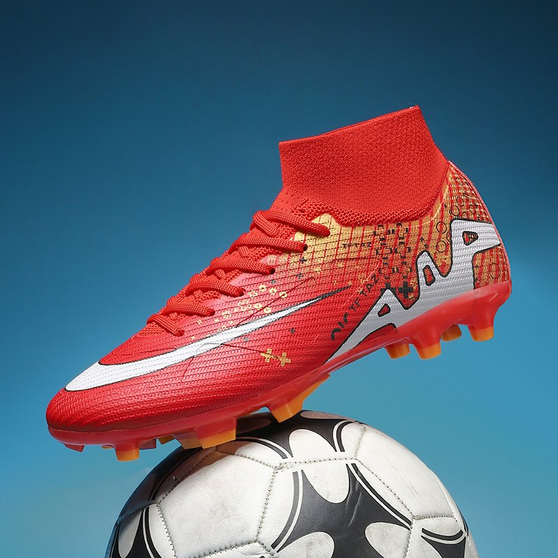 The Newest High-Quality Anti-Slip Soccer Sneakers, Breathable Brand Shoes Tailored for Men's Professional Football Matches