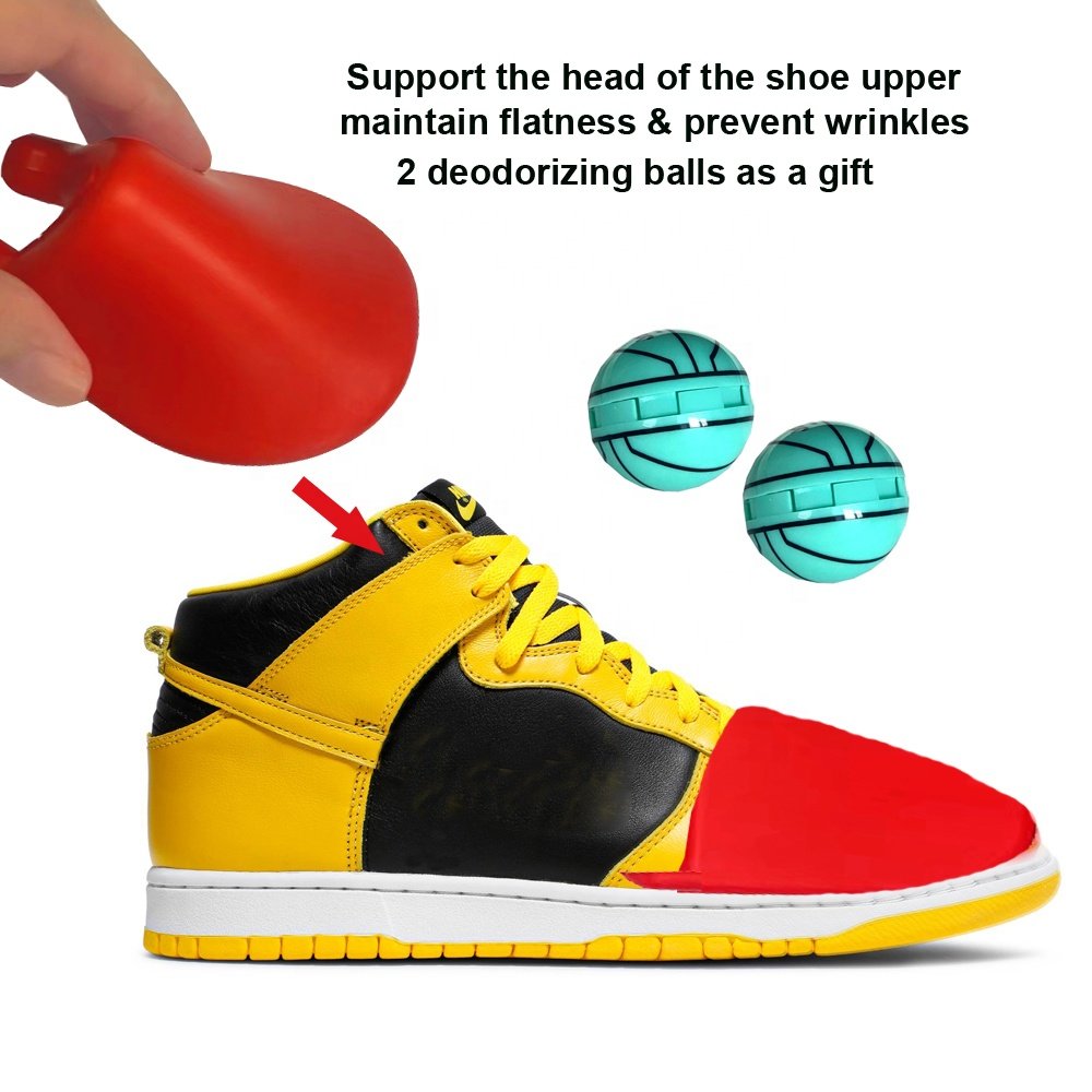 Anti-Wrinkle Creases Protector Soccer Toe Protectors Toe Box Decreaser Prevent Shoes Crease Soft PU Shoe Crease Protectors