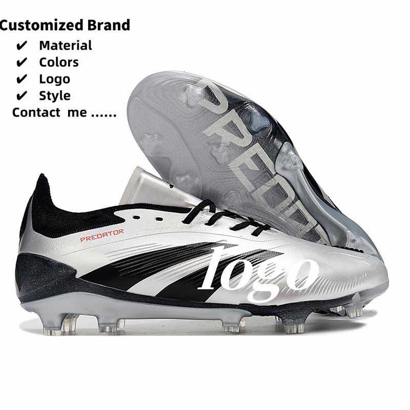 Factory Direct Sales High-top FG Spiked Training Rubber Sole Football Shoes Men Soccer Shoes Zapatos de Futbol