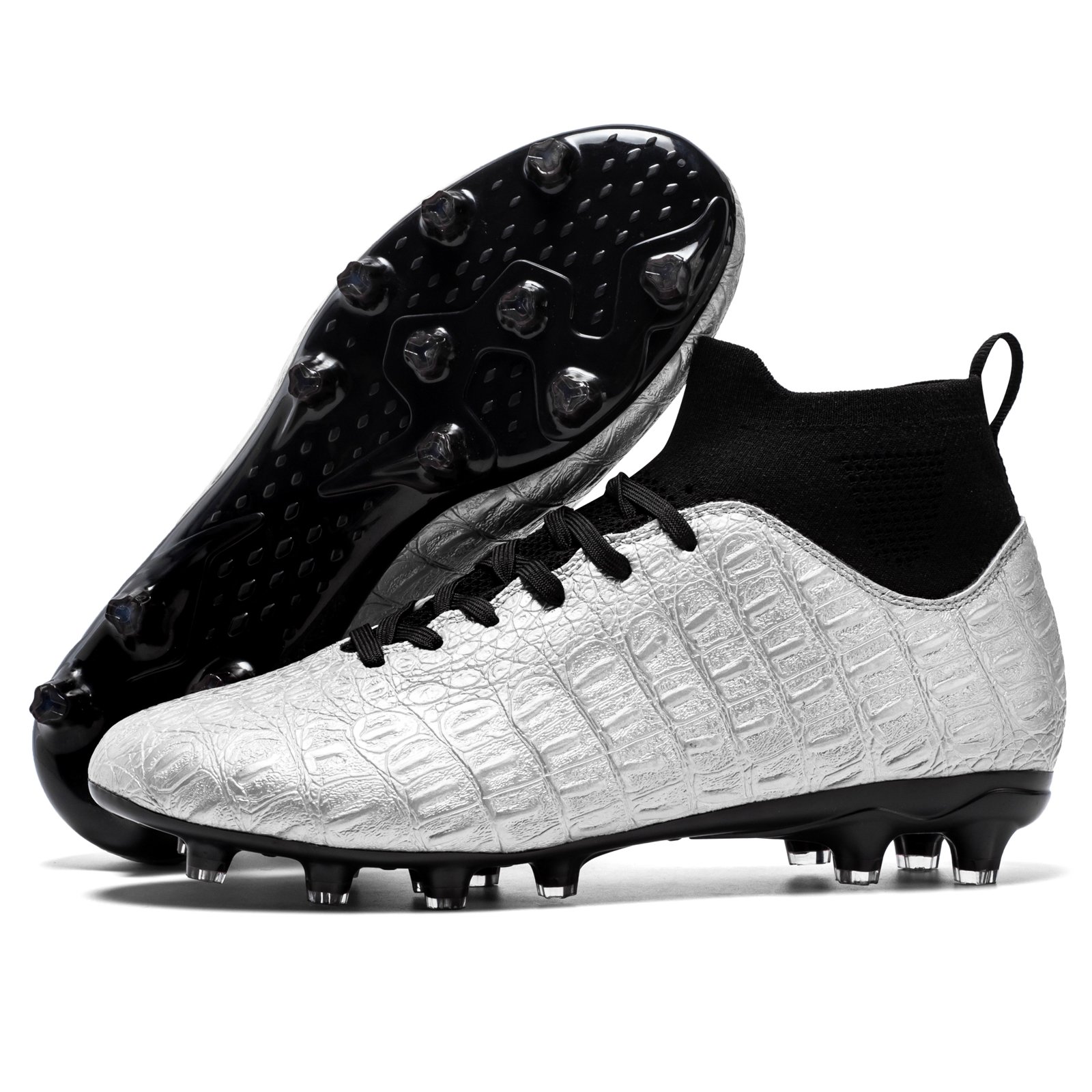 Adult Children Soccer Boots High Top FG Cleats Training Outdoor Football Shoes Zapatos Futbol Multicolor Phantom Shoes Football