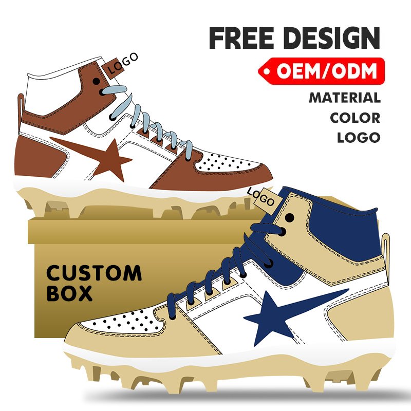 2024 High Quality High Anke Football Boot Shoes Dropshipping Customizable Soccer Shoes Wholesale China