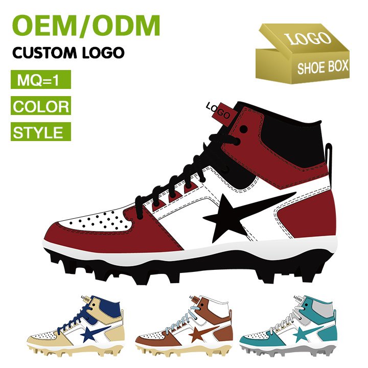 2024 High Quality High Anke Football Boot Shoes Dropshipping Customizable Soccer Shoes Wholesale China