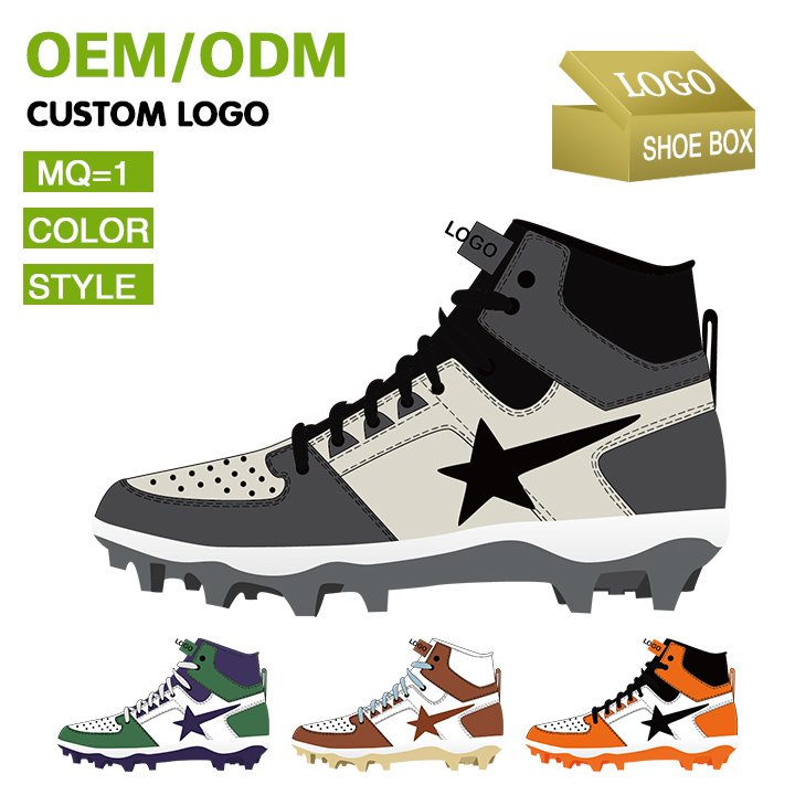 2024 High Quality High Anke Football Boot Shoes Dropshipping Customizable Soccer Shoes Wholesale China
