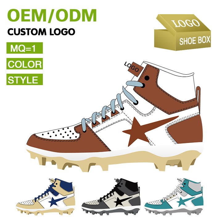 2024 High Quality High Anke Football Boot Shoes Dropshipping Customizable Soccer Shoes Wholesale China