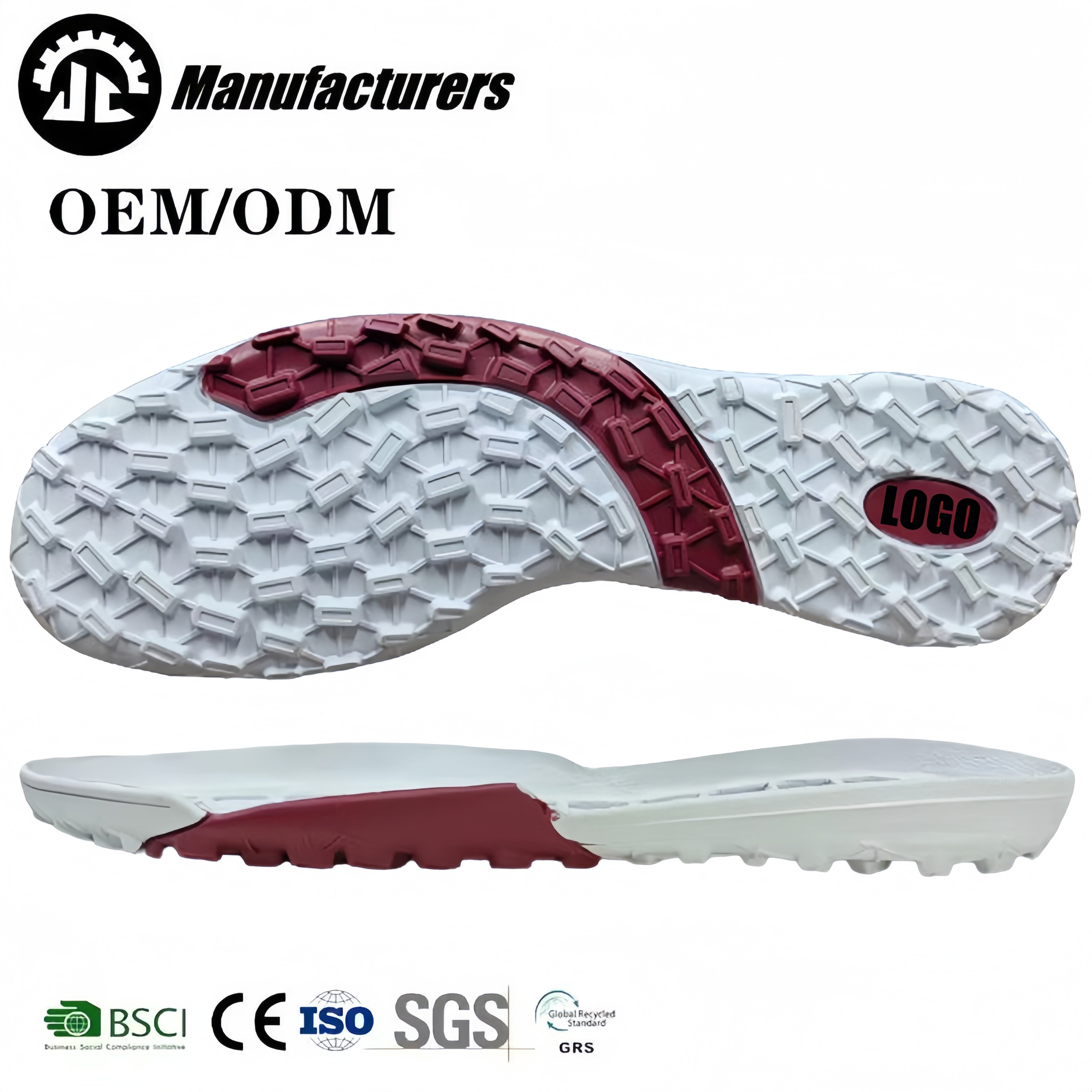 New Arrival Sports Indoor Training Soccer Turf Outsole Men Rubber Women Football Shoes Sole