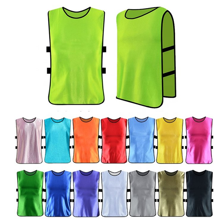 OEM Service Custom Design Breathable Mesh Quick Dry Football Training Vest For Adult And Youth Soccer Bibs football uniform