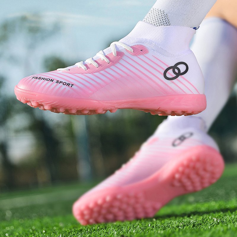 LOOKS Brand New Black Soccer Shoes for Winter Spring Autumn Seasons-for Summer Football & Soccer Players