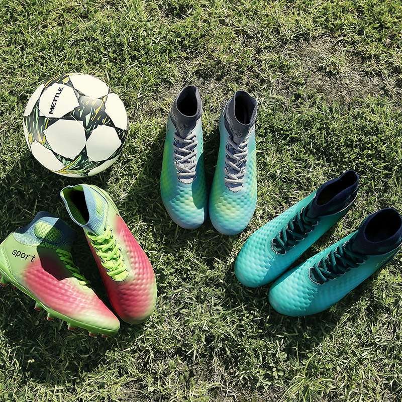 Football Cleats American Kenya Soccer Shoe Mens Shoes Pisdo Used Boots Cocuk Krampon Thailand Soccer-Shoe Glass 50 Pairs Fg