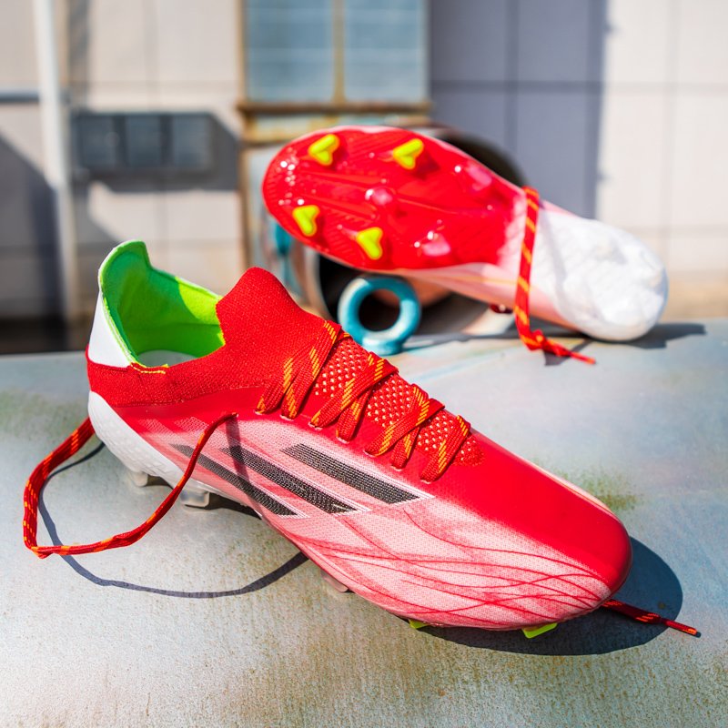 2022 Qiyao Chuteira Sepatu Bola Zapatos De Futbol Custom Professional Sport Sneakers High Quality Football Shoe Men Soccer Shoes