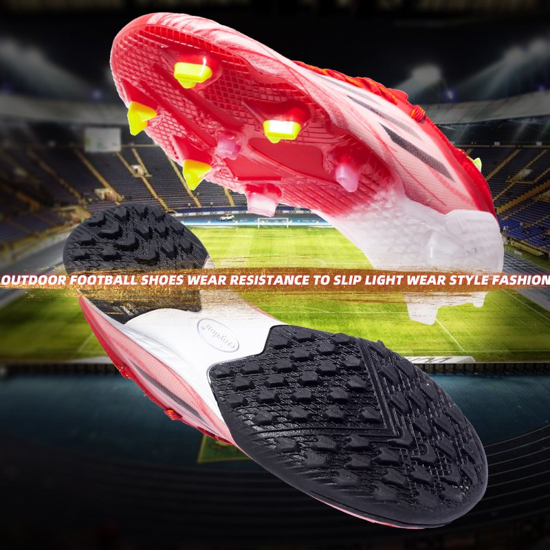 2022 Qiyao Chuteira Sepatu Bola Zapatos De Futbol Custom Professional Sport Sneakers High Quality Football Shoe Men Soccer Shoes