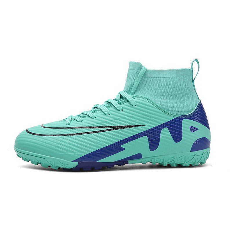New 4-color youth adult football shoes 2023 long nail men's and women's football shoes wear-resistant non-slip football shoes