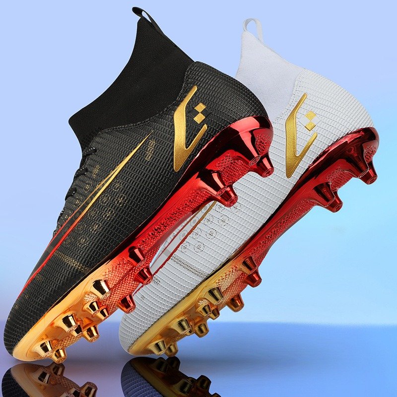Football Shoes For Children Rubber Insole Soccer Boots Autumn Soccer Shoes Winter Football Boots Customized Material Shoes