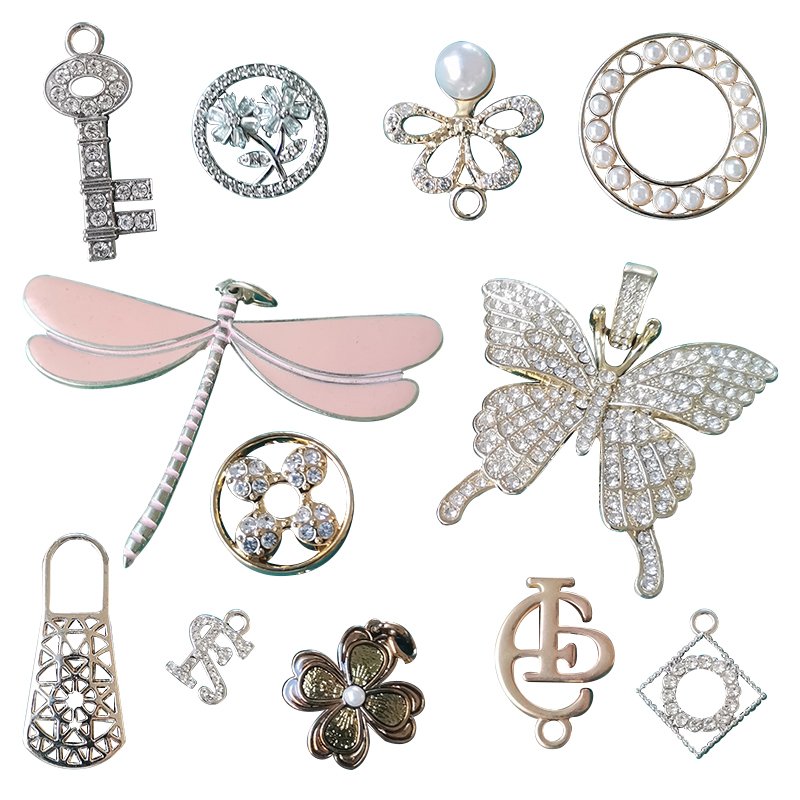 customize metal zinc alloy diy charm shoe football soccer shoes charms horseshoe enamel bow flower hole charm in the middle