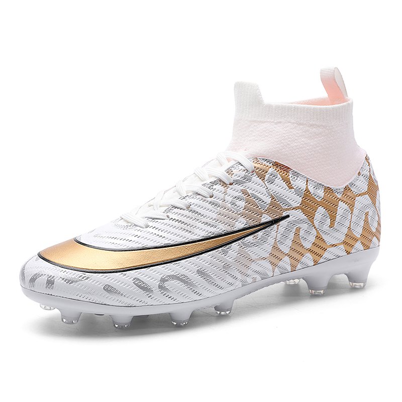 Brand Logo Custom Youth Boys Professional AG FG TF Football Shoes EU 47 US 13 Plus Size Training Men Leather Soccer Cleats Boots