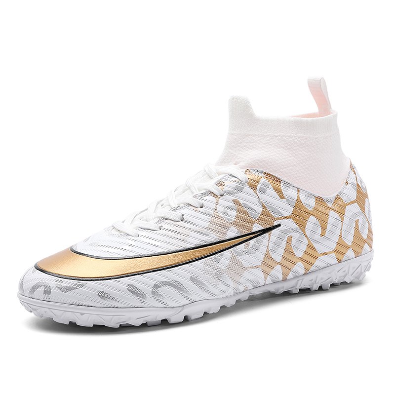Brand Logo Custom Youth Boys Professional AG FG TF Football Shoes EU 47 US 13 Plus Size Training Men Leather Soccer Cleats Boots