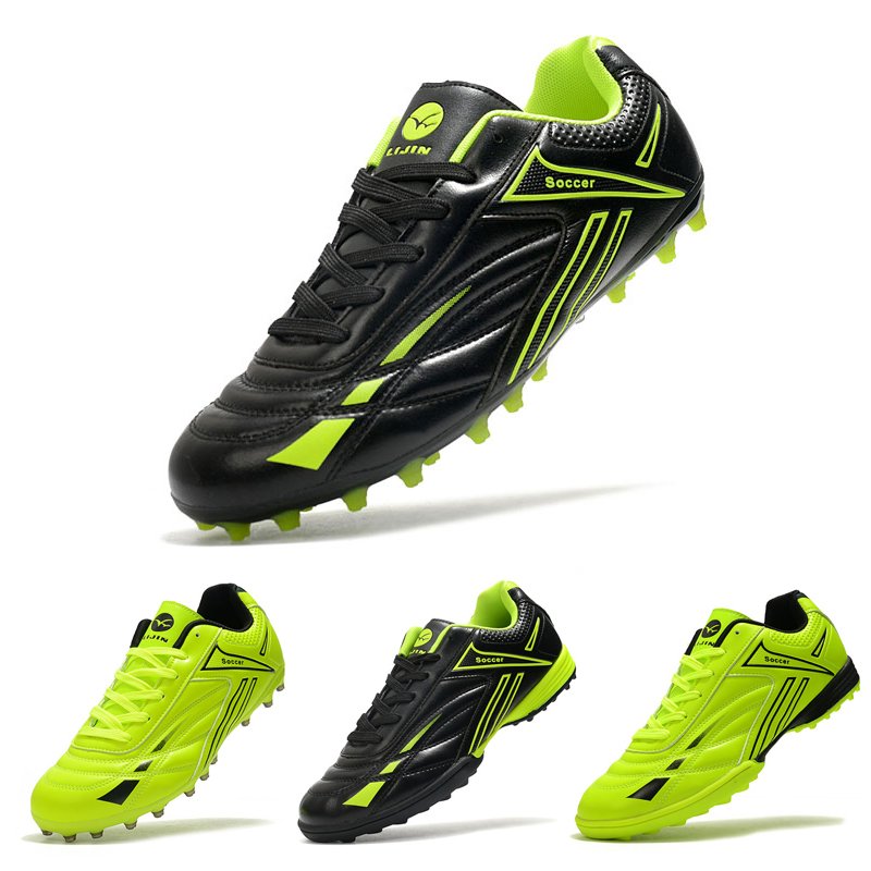 Men's adult spike anti-slip actual combat football boots children's training football shoes LOGO customization