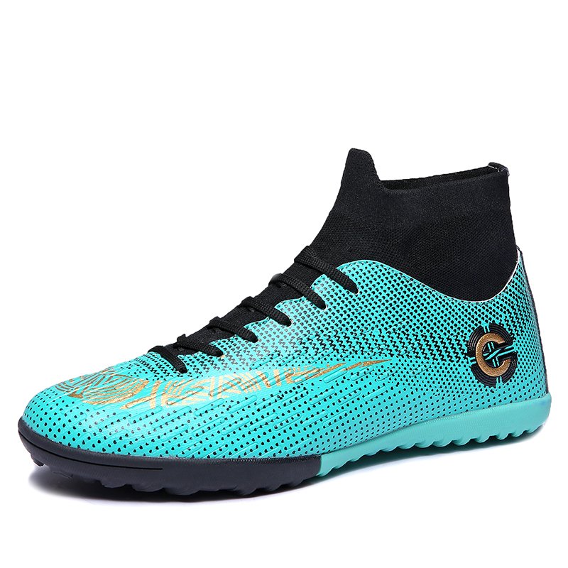 QUFENG High Quality Wear Resisting Soccer Shoes Football Soccer Boots for Men