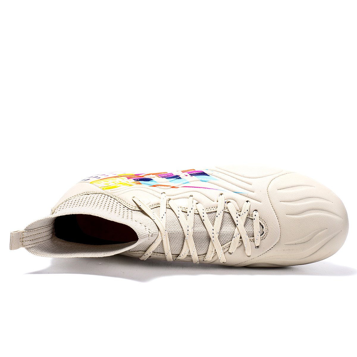 New Men's Women's Calfskin High-Top Football Sneakers Super Fiber Flying Woven Comprehensive Training Long Nail Broken Nail