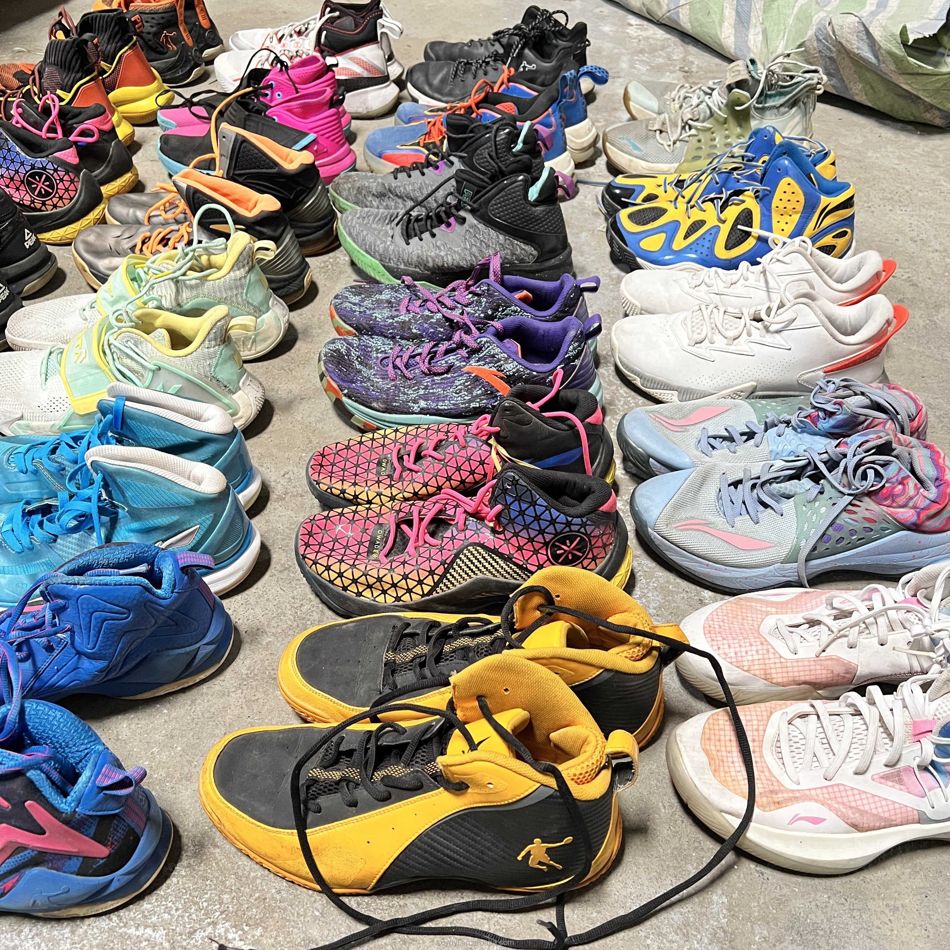 S03 used High Quality Original Branded Men Cheap Wholesale second hand Sport Chinese Outdoor Basketball Shoes