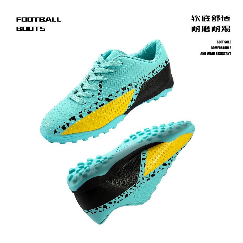 Children's soccer shoes broken nails male and female primary school students non-slip training shoes strap short nails