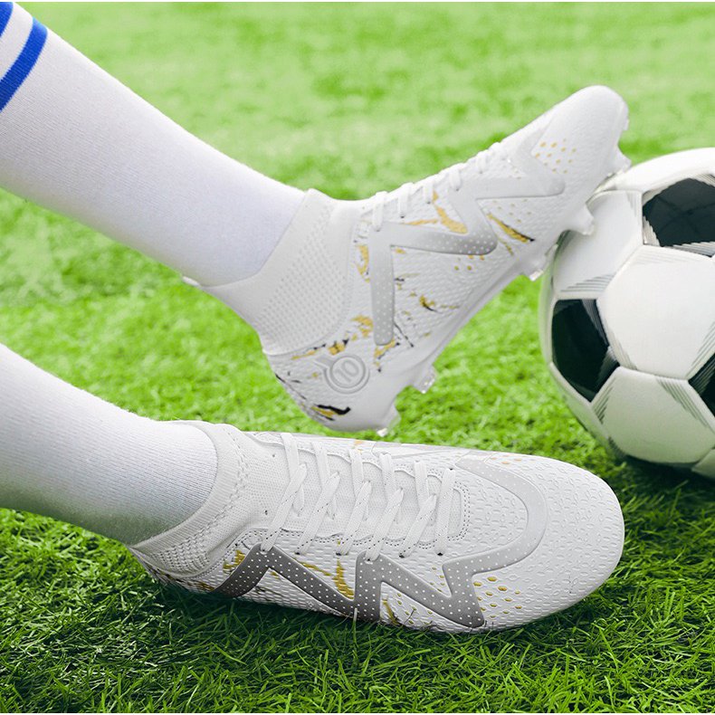 Outdoor Professional Men Football Sneakers High Ankle Men's Cleats Training Sport Shoes Soccer Boots