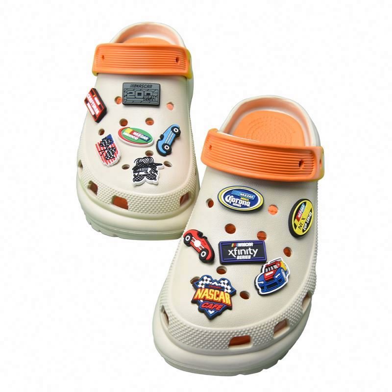 2024 New Materials Clog PVC Shoe Clip Stickers lucky charms straw topper cup Shoes Decoration Charms