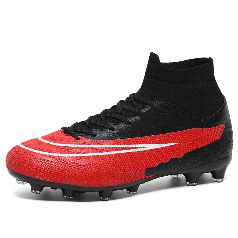 Brand Logo Custom Youth Boys Professional AG FG TF Football Shoes EU 47 US 13 Plus Size Training Men Leather Soccer Cleats Boots