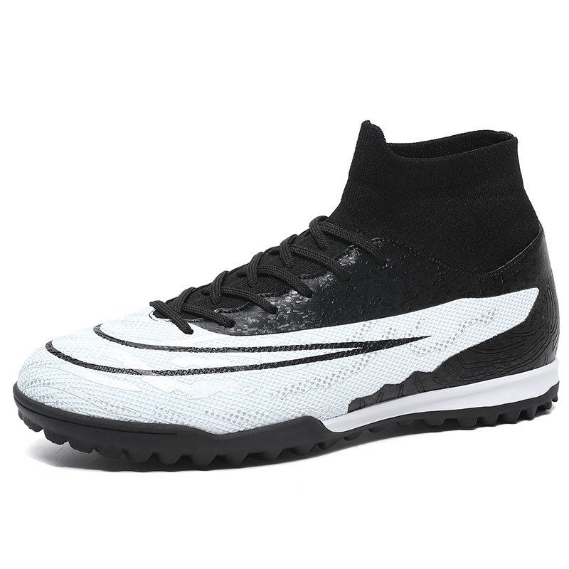Brand Logo Custom Youth Boys Professional AG FG TF Football Shoes EU 47 US 13 Plus Size Training Men Leather Soccer Cleats Boots