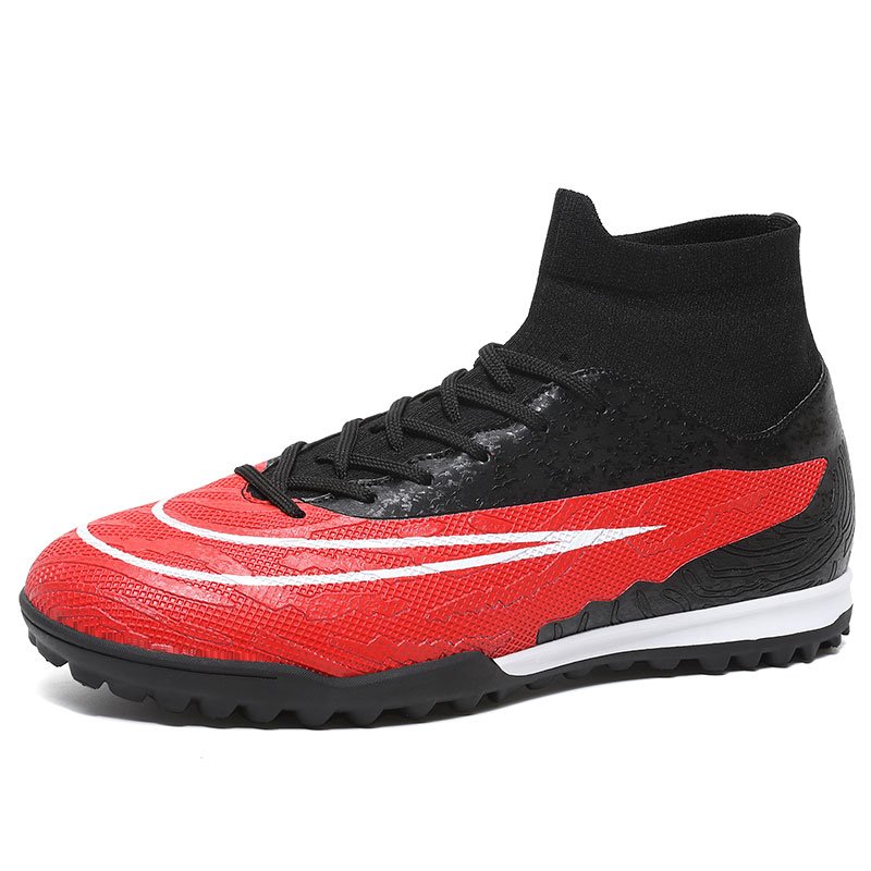 Brand Logo Custom Youth Boys Professional AG FG TF Football Shoes EU 47 US 13 Plus Size Training Men Leather Soccer Cleats Boots