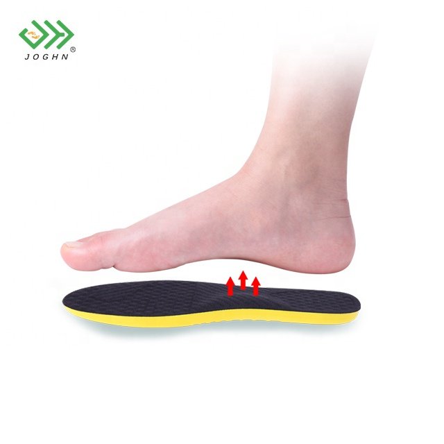 JOGHN O-Shaped Leg Sneaker Shoe Inserts High Performance Polyurethane Insole Flat Foot Orthopedic Insoles Orthotic Insole