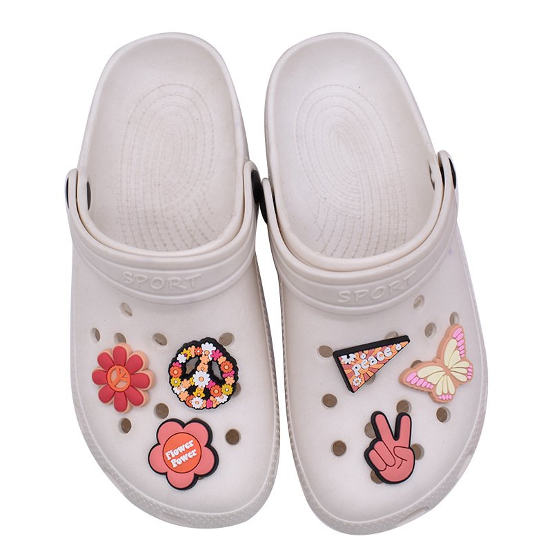 2024 Hot Selling Premier League Shoe Charms Wholesale Peace Shoe Decorations Accessories Love Shoe Charm For Clog