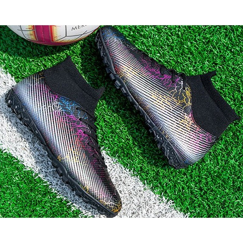 Big Size EU 47 US 13 Football Shoes For Men Custom OEM Wholesale Child Little Kid or Boy Socks Soccer Boots