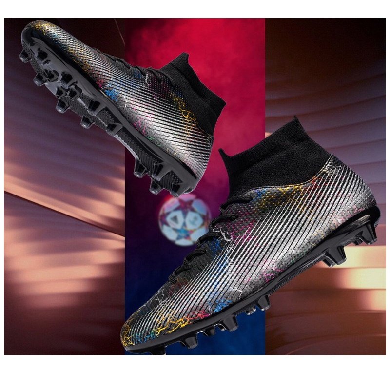Big Size EU 47 US 13 Football Shoes For Men Custom OEM Wholesale Child Little Kid or Boy Socks Soccer Boots