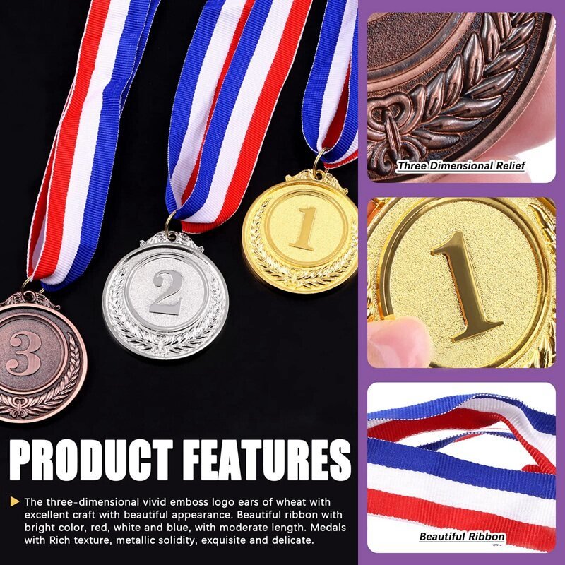U-meking Custom Medals Sport Medal Gold Race Blank Zinc Alloy Custom Metal 3D Award Marathon Running with Ribbon for Sports