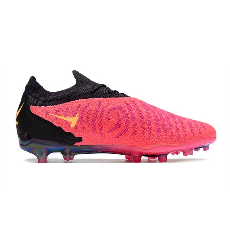 New Pink Waterproof Fully Knitted Football Shoes FG39-45