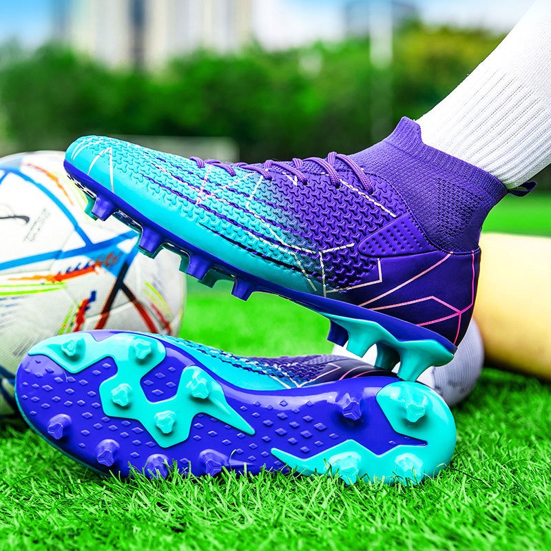 Luson Hot Selling Football Boots Original Full Knitted Waterproof Studded Sport Football Boots Shoes Custom Soccer Shoes