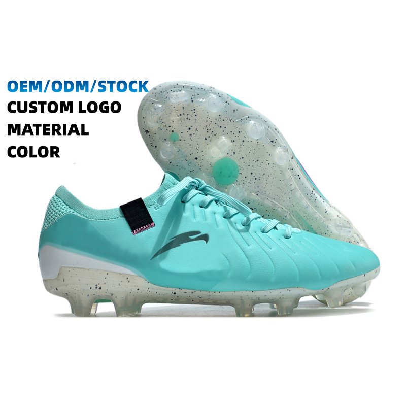 Professional custom football shoe wholesale factory knitted soccer clean comfortable soccer shoes for men