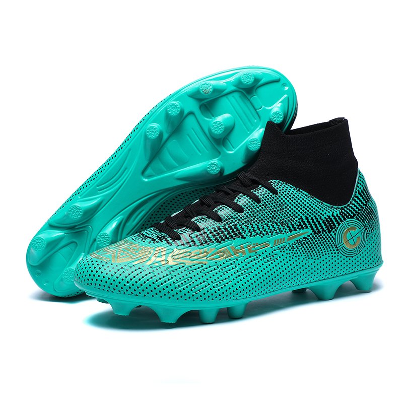 New Design Phantom Spiked Football Boots Men Waterproof Knitted Dynamic Fit Sepatu Bola Outdoor Soccer Shoes