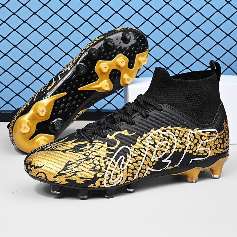 New Breathable Wear-resistant Summer Football Shoes Plastic Spikes Shoes Football Artificial Turf Soccer Shoes