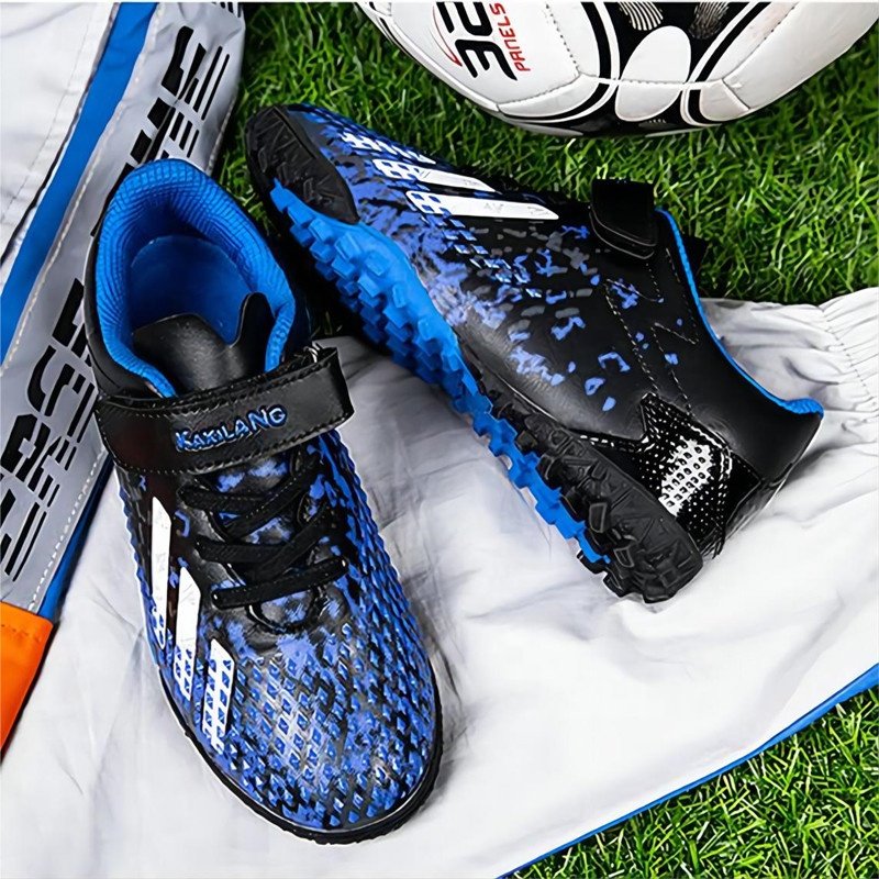 Young Teenager Training Athletic Grass Futsal Sneakers Ankle Support Soccer Shoe Kids Football Shoes