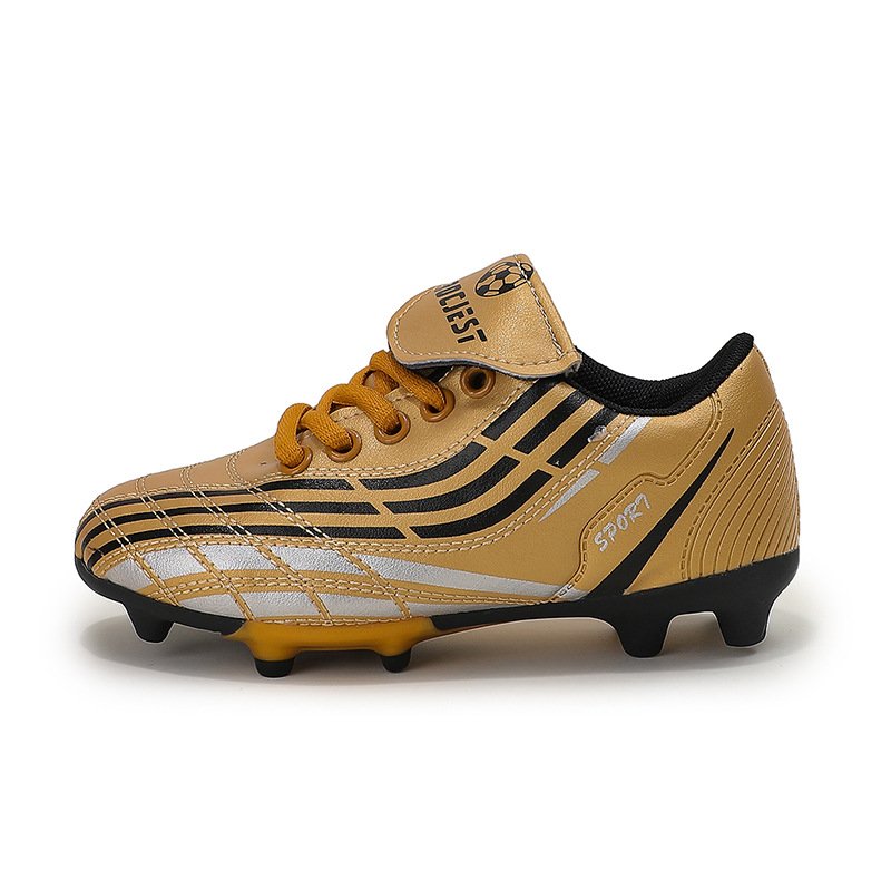Low-top customized logo children's soccer boots for boys and girls spikes outdoor school training shoes