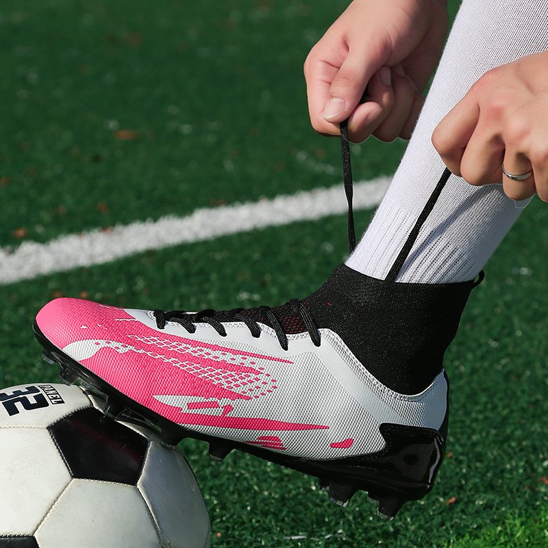 Wholesale adult football training shoes sneakers football boots soccer tennis shoes men's soccer shoes
