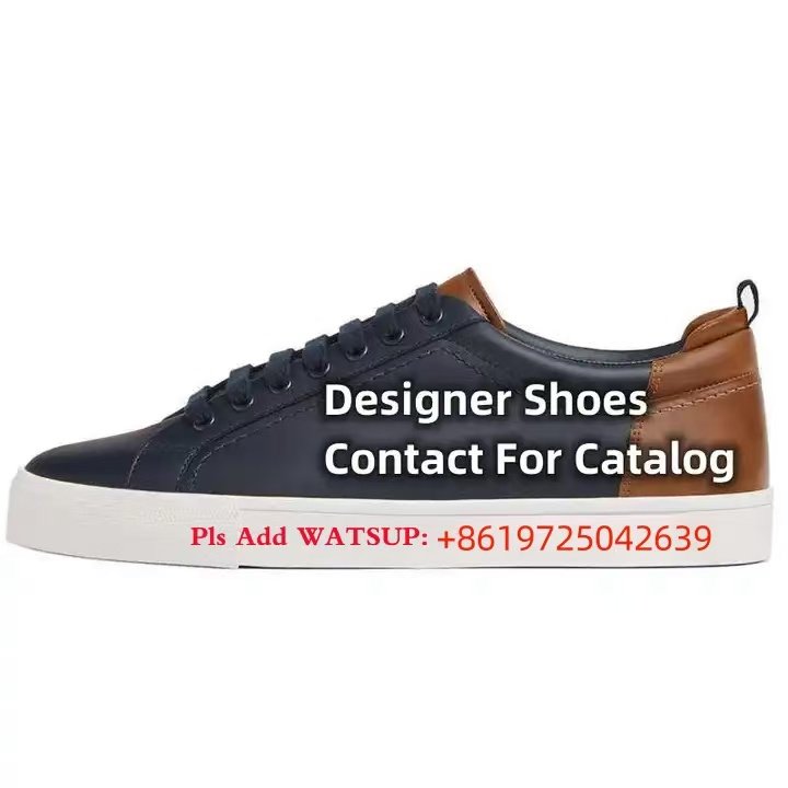 Top quality men's fashion design brand luxury casual sneakers men and women can be casual skateboard shoes