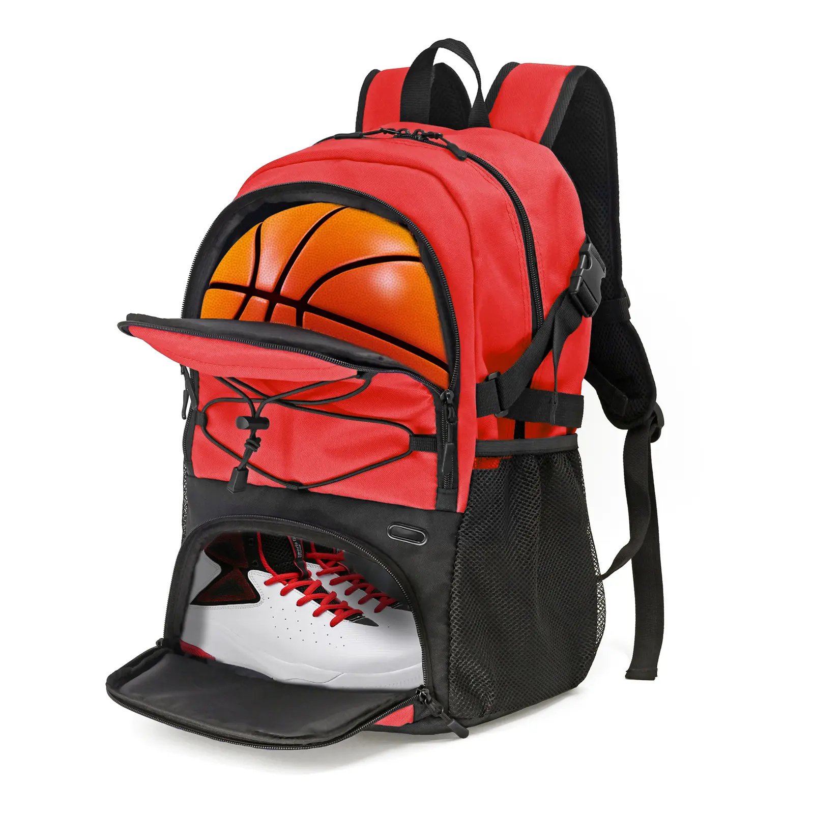 Custom Large Outdoor Athletic Backpack With Shoe Compartment For Men Women Soccer Swim Travel Sports Gym Basketball Backpack