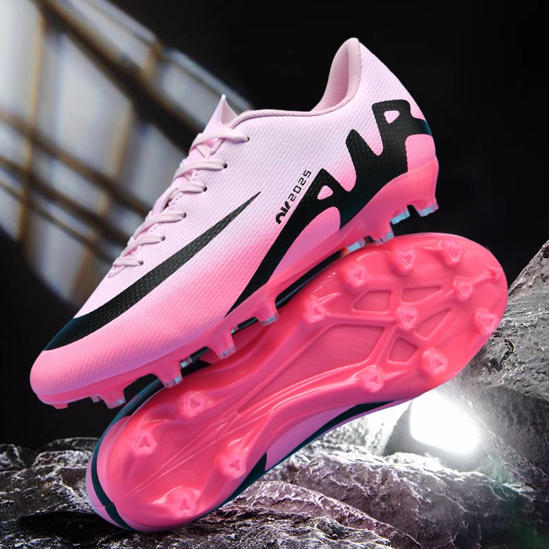 High-Cut Classical FG/TF Sports Football Boots Fashionable Light Solid Wide Feet Design Men Women Customizable Autumn US EVA TPU
