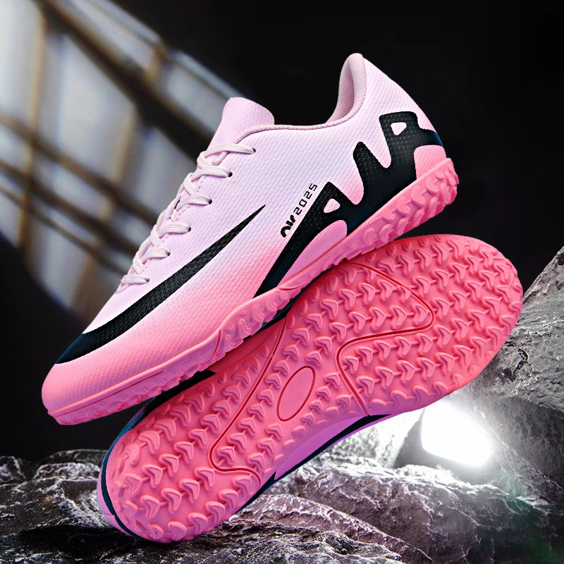 High-Cut Classical FG/TF Sports Football Boots Fashionable Light Solid Wide Feet Design Men Women Customizable Autumn US EVA TPU